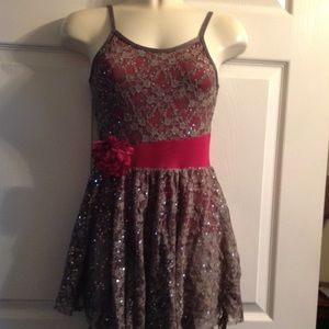 Girls dance costume
